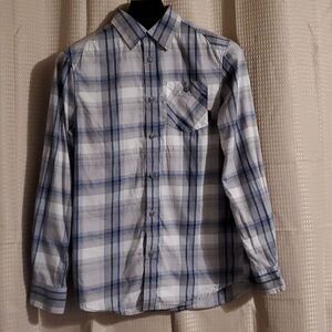 EUC Men’s Merrell Button Down Plaid shri S/P